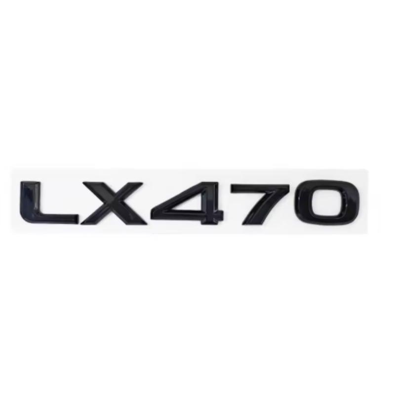 3D ABS Logo For Lexus GX470 LX570 LX600 RX350 RX300 Emblem Number Letters Sticker Car Trunk Badge Adhesive Decal Accessories AEM1