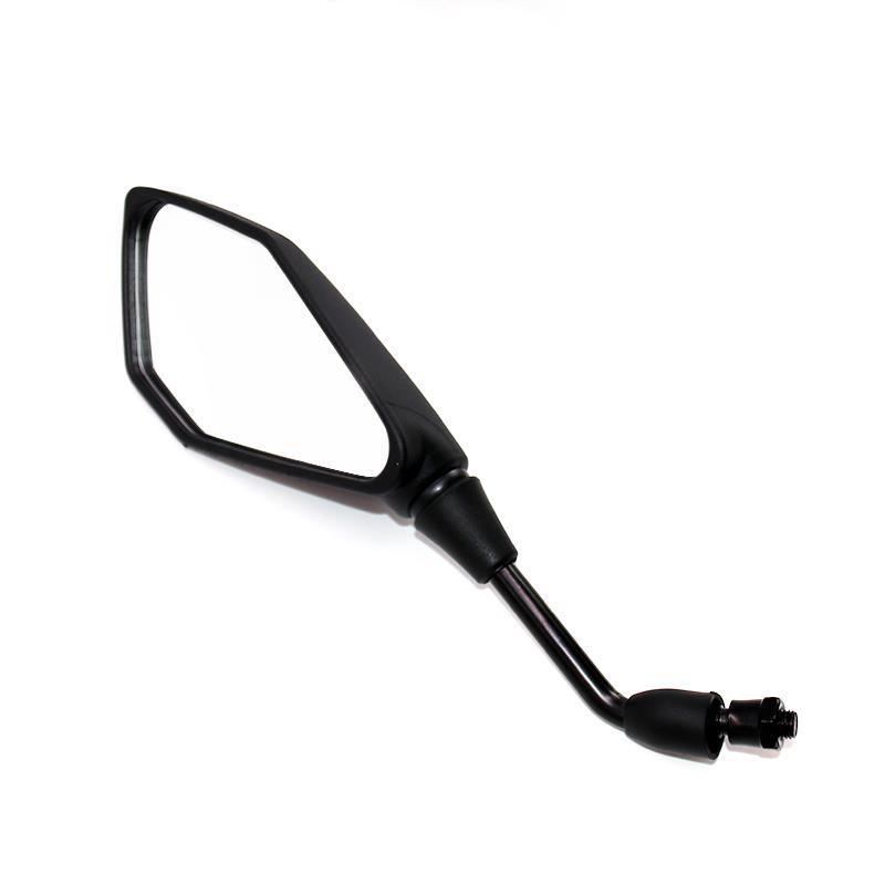 Elektrické vozidlo 10mm Zpětné zrcátko s železnou tyčí - Konvexní design pro motocykly (Pravá strana)