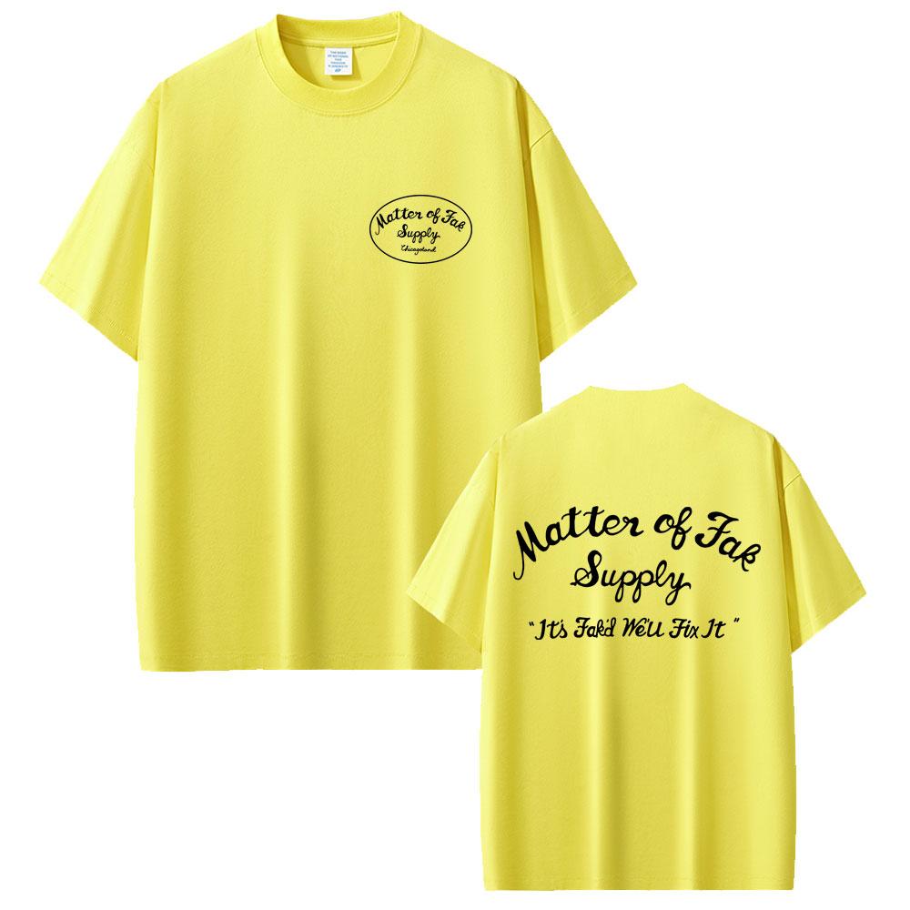 Matter of Fak The Bear TV Show Jeremy Allen T Shirt The Original Beef of Chicagoland T-shirt Men Women Casual Cotton T-shirts