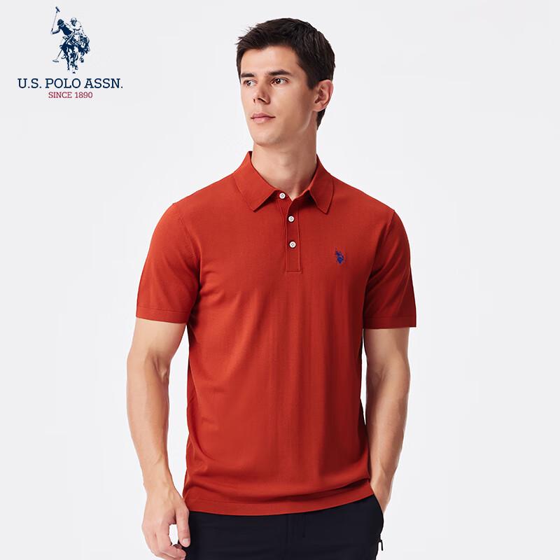 U.S. Polo Assn. Herren Eisseide Schnelltrocknendes Poloshirt