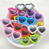 10Pcs Cute Cartoon Heart-Shaped Glasses Flat Back Resin Scrapbooking DIY Jewelry Craft Decoration Accessorie