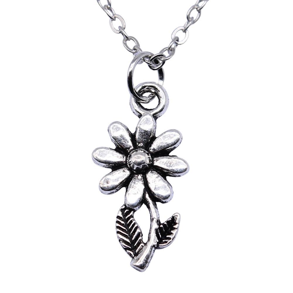 Tree Of Life Pendant Heart Necklace Nature Love Symbol Jewelry 40cm Short Chain