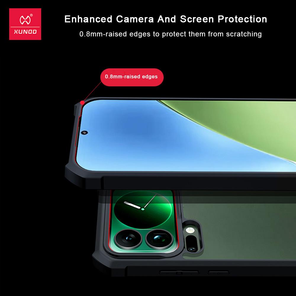 for Xiaomi 17 17 Pro for Xiaomi 17 Pro Max Case , Airbag Anti-drop Shell Acrylic+TPU Anti-Scratch Matte Clear Back Cover