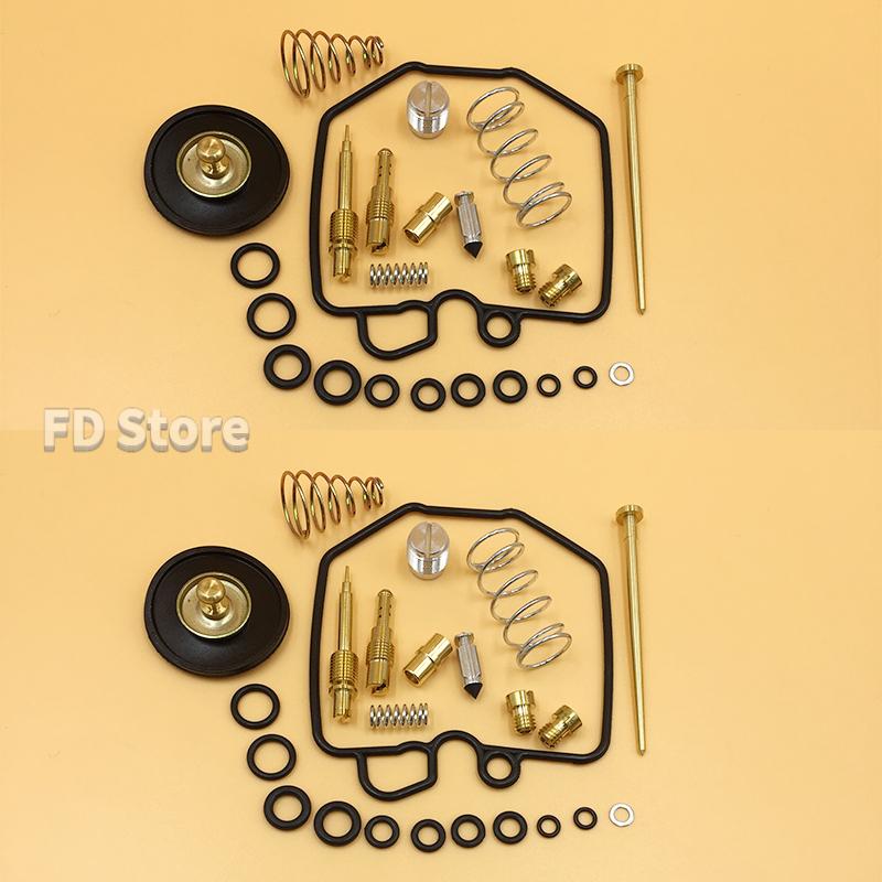 2Sets Carburetor Repair Kit For Honda CX500C CX500 1980-1982 CX500D Replacement Parts