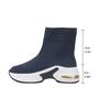 Autumn Fly-Woven Casual Breathable Socks Boots Large Size Thick-Soled Muffin Sports Sleeve Elastic Short Boots Women