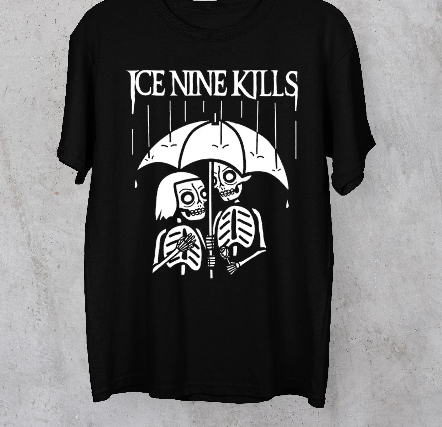 Футболка мужская Ice Nine Kills BLACK 100% Хлопок Топ Унисекс Все размеры короткий рукав 55 XL