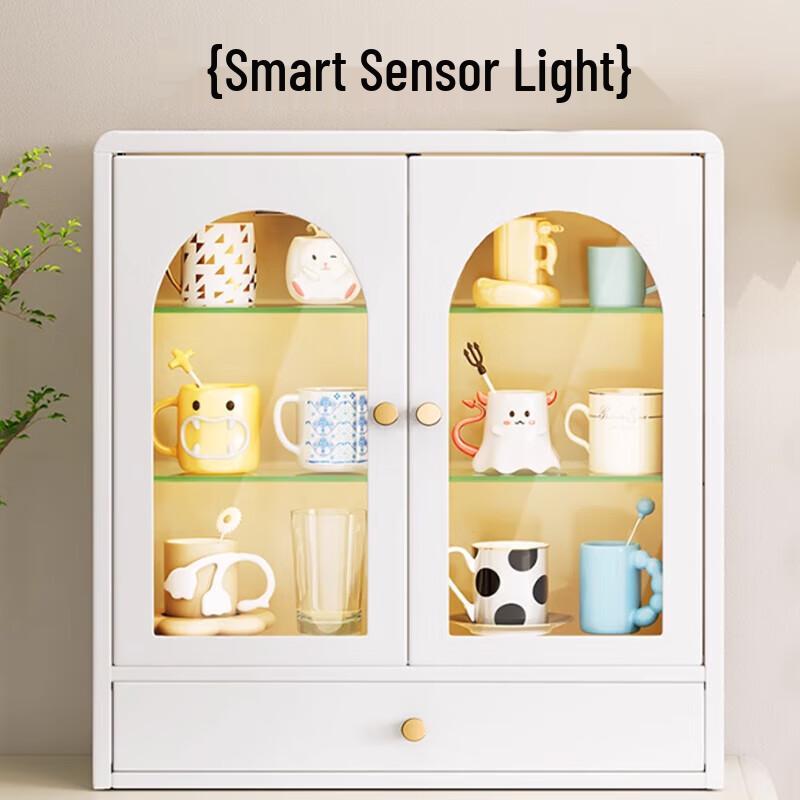 Beifu French Retro Kitchen Cup Storage Cabinet