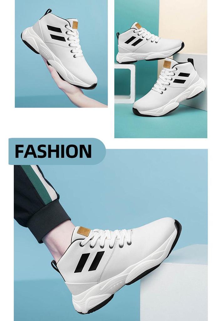 Men's Autumn Casual Breathable Height Increasing Sports Shoes 8CM – Invisible Lift Dad Board Shoes.