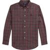 Polo Casual Shirt Pony Embroidered Cotton Plaid Long Sleeve Kids Kids Tops 323979324-002