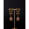 Medieval Flower Old Necklace Personalized Retro Jewelry Set Vintage Court Love Portrait Versatile Earrings