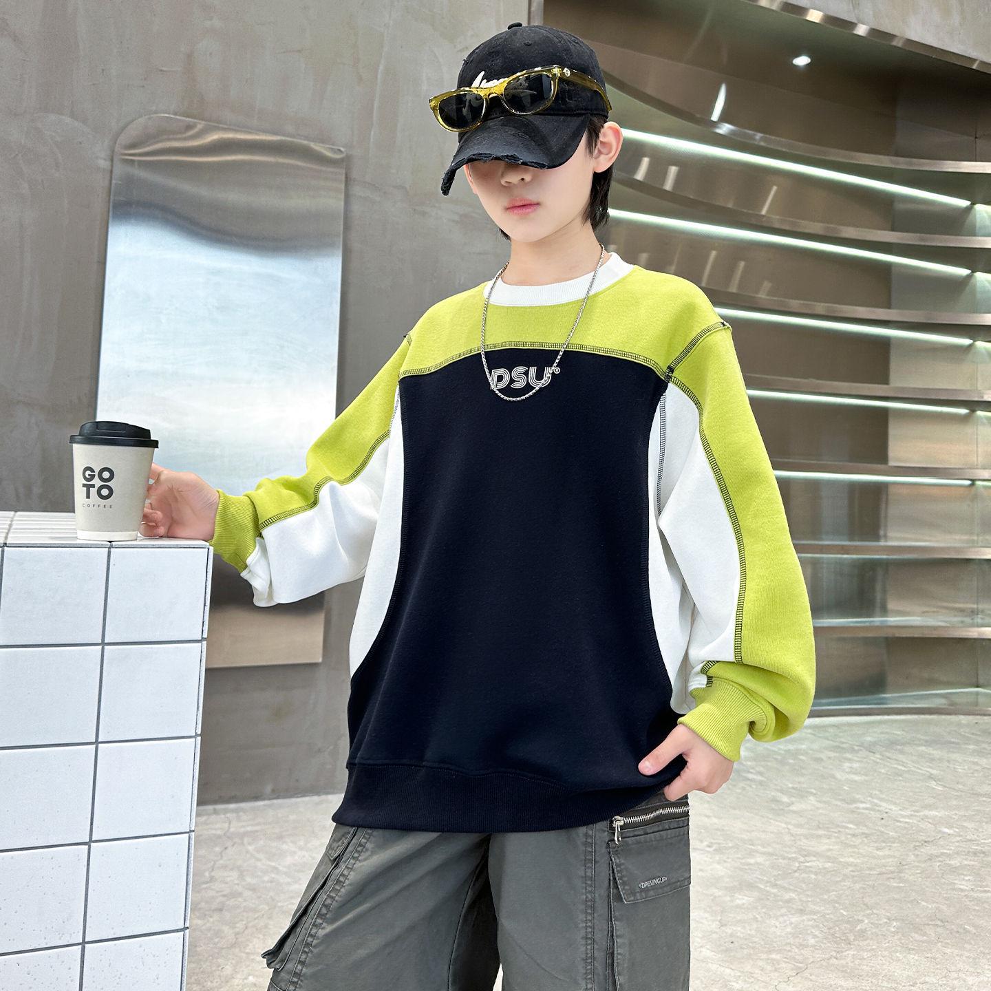 Boys  Trendy Spring Hoodie for Kids: Cool and Stylish 2026 Collection 180 cm темно-синий