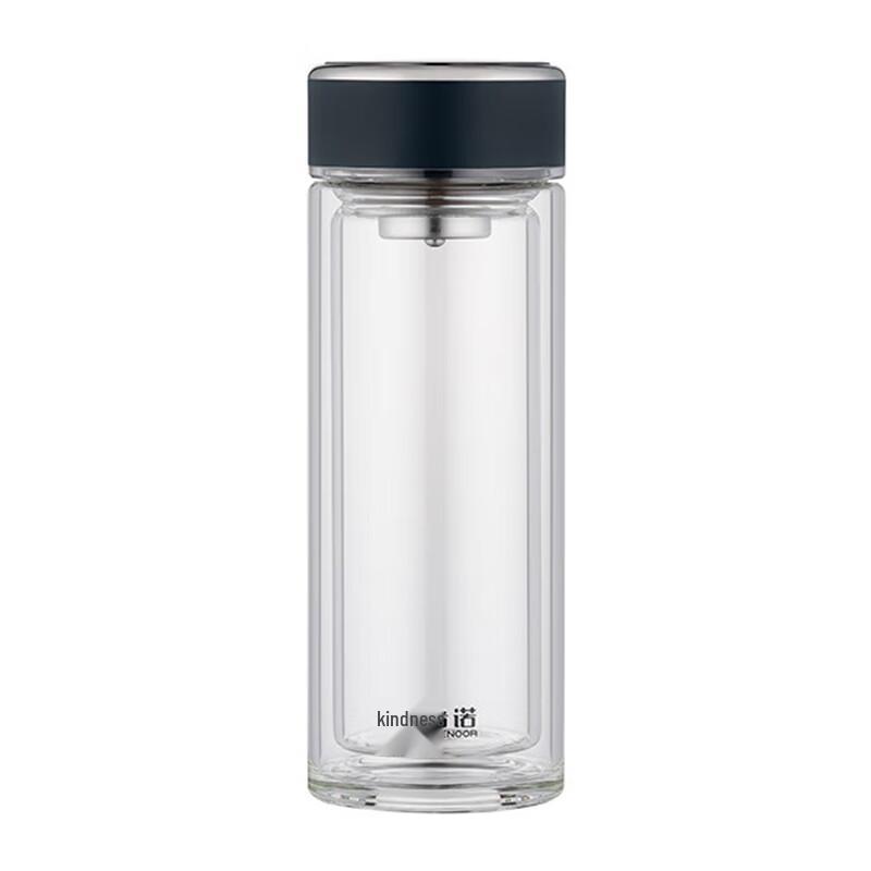 Heenoor Double Wall Glass Tea Infuser Cup