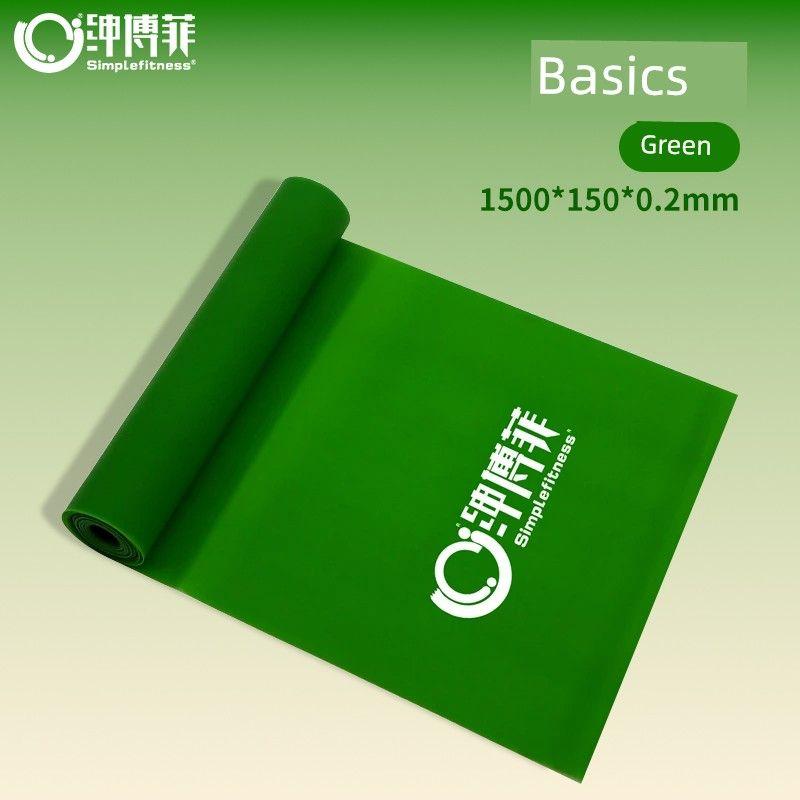 

Ремень для йоги для формирования спины и плеч, реабилитация 1.5m green improvement rich bag