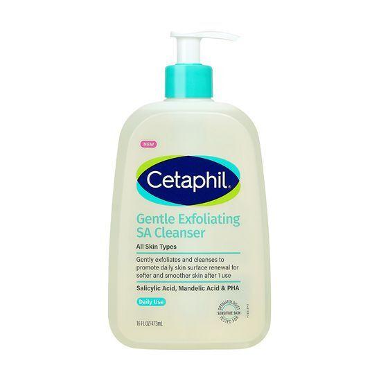 Cetaphil Exfoliating SA Wash 473ml Promotion (+Shower Sponge Free)