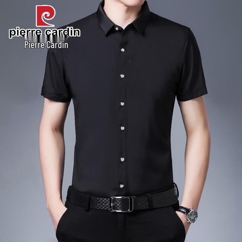 

Мужская рубашка Pierre Cardin с коротким рукавом в стиле business casual 185/3XL