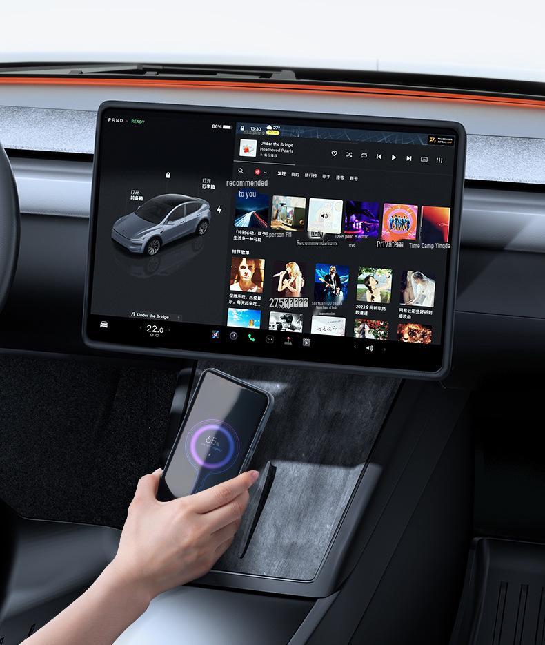 Tesla Model 3/Y/YL Screen Protector Silicone Frame Accessory