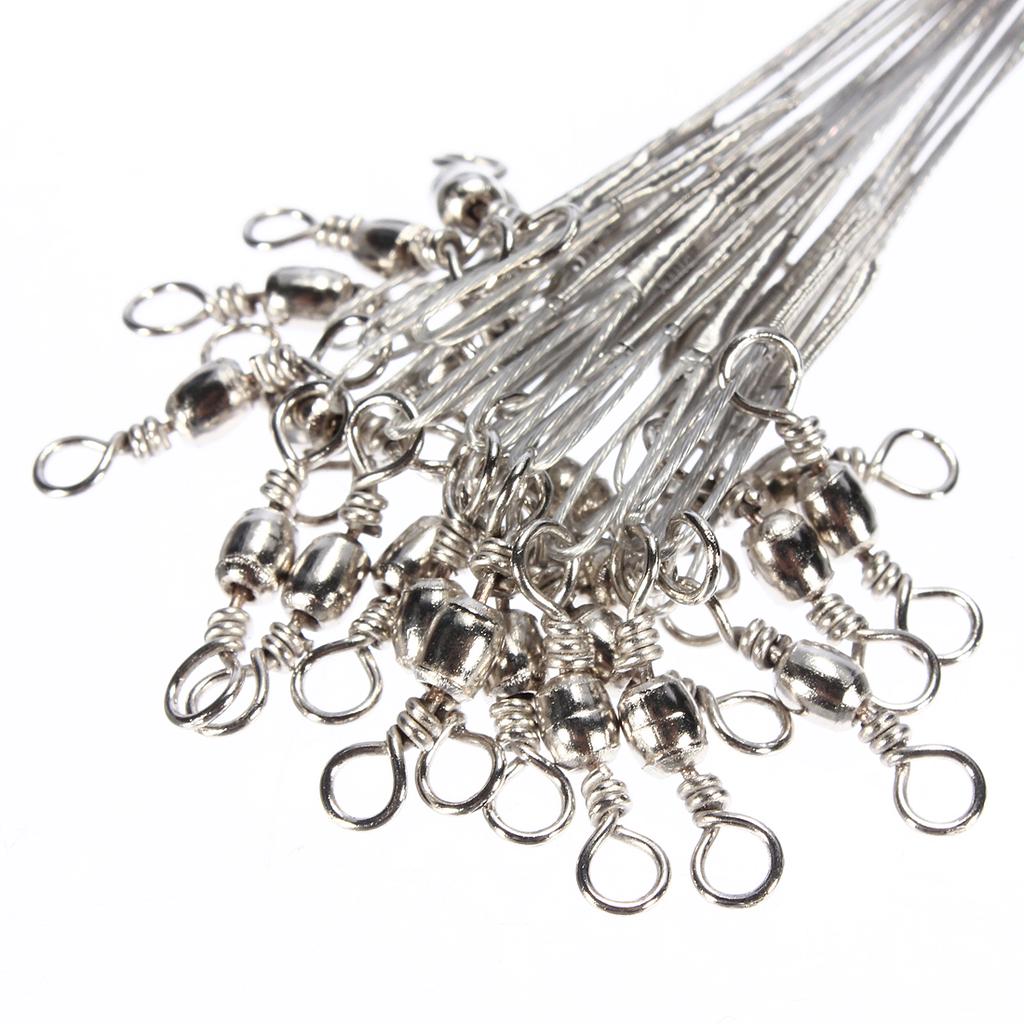 Buy 72Pcs 3 Sizes Outdoor Fishing Practical Durable Trace Steel Wire ...