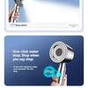 High Pressure Water Saving Filter Shower Head 5 Modes Handheld Shower Head One Button Stop Bathroom Accessories
