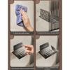 Carbon Steel Shower Soap Holder Wall Mounted Soap Storage Rack Soap Dish  Bathroom Accessories