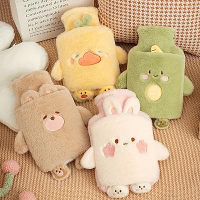 Warm Hot Water Bag PVC Inner Liner With Water Injection Cute Warm Water Bag Plush Warm Portable