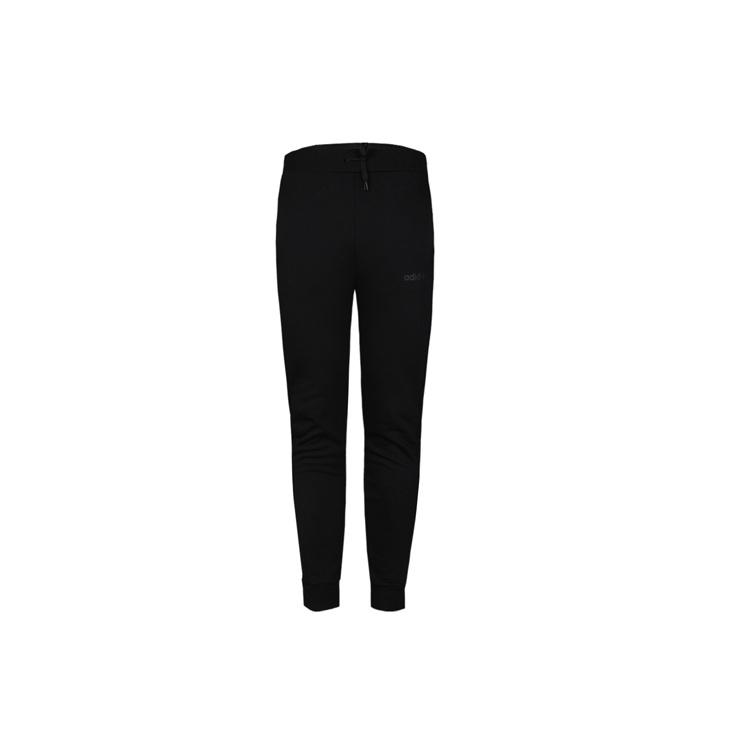 adidas neo M Esntl 3S Contrasting Colors Stripe Sports Pants Black Men s FP7449 L
