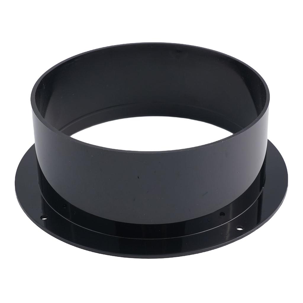 ABS Pipe Connector Round Flange Ventilation Connector For HVAC Duct  Exhaust Fan Kitchen Bathroom Airflow