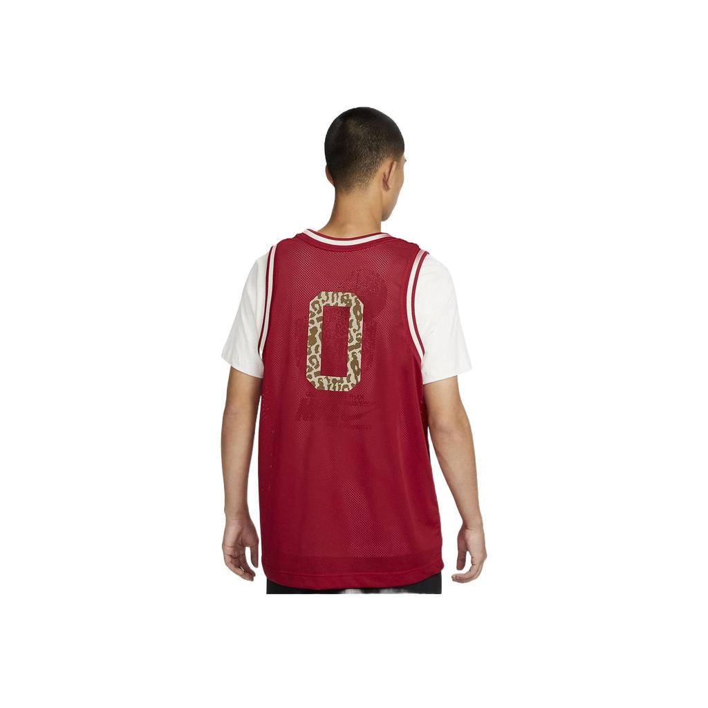 Nike Solid Color Logo Crew Neck Basketball Tank Top Men Tops Red DQ6171-687