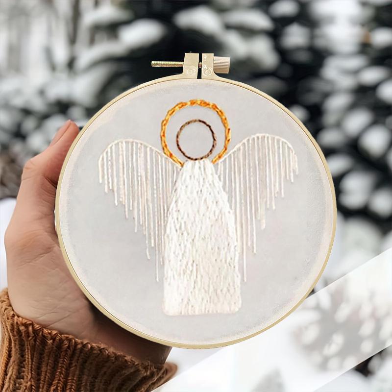 1set Embroidery Kit With Printed Embroidery Patterns Cross Stitch Set