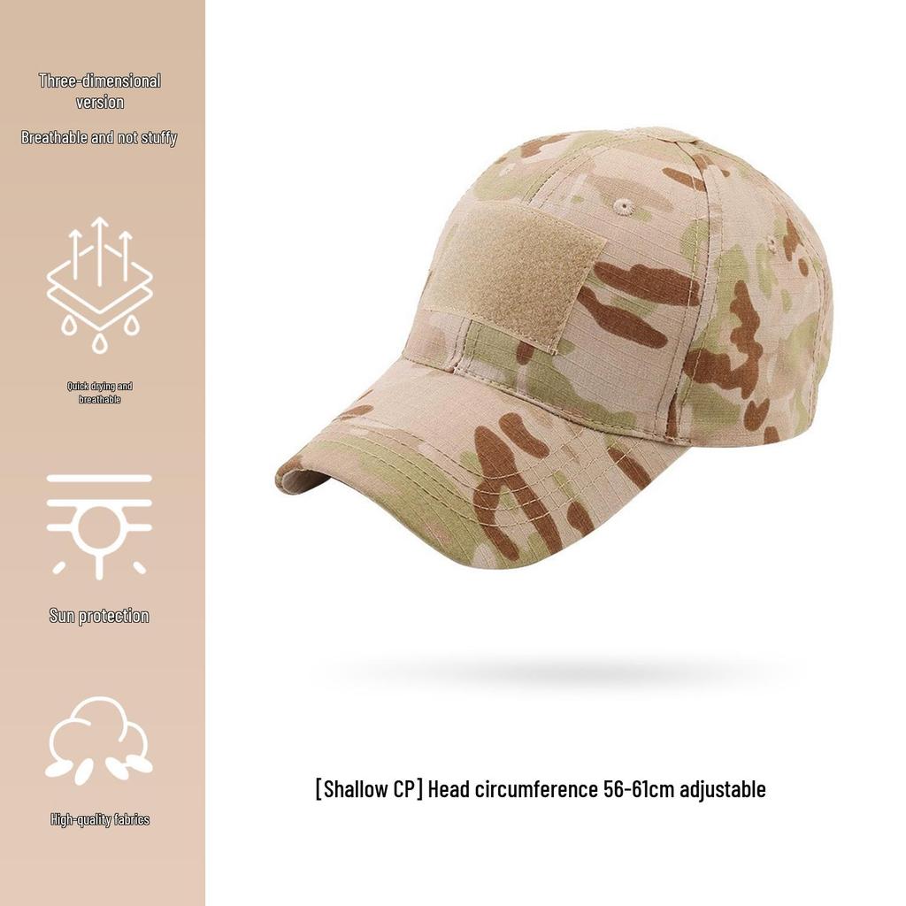 Outdoor Camouflage Tactical Baseball Cap - Sun Protection & Windproof for Mountaineering