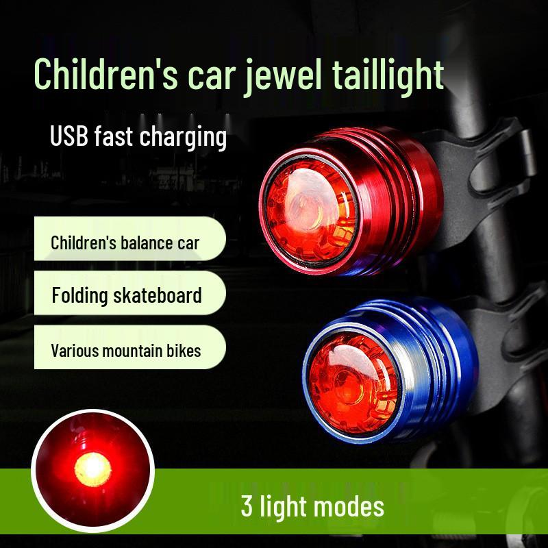 Rechargeable High-Brightness Bicycle Taillight and Headlight for Night Riding