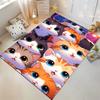 Cute Cartoon Cats Pattern Carpet for Living Room Home Decoration Suitable for Use As an Anti-slip for Living Room Bedroom Sofas