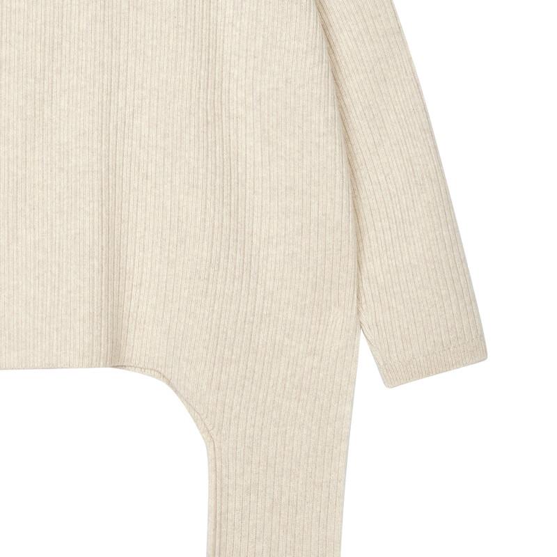 LESS 2024 Autumn Merino Wool Pullover Sweater