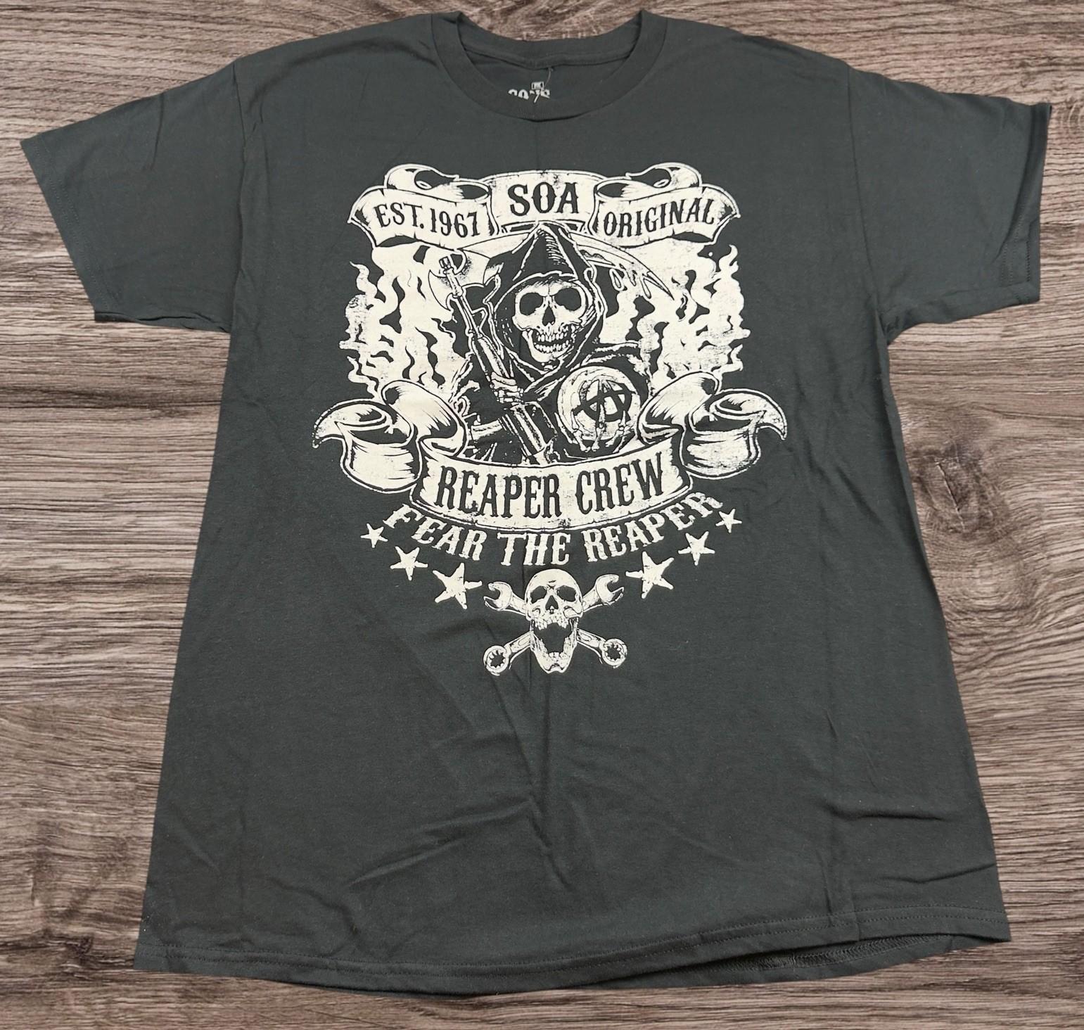 Sons of Anarchy Reaper Crew / Graphic Adult Size Large Unisex T-Shirt L