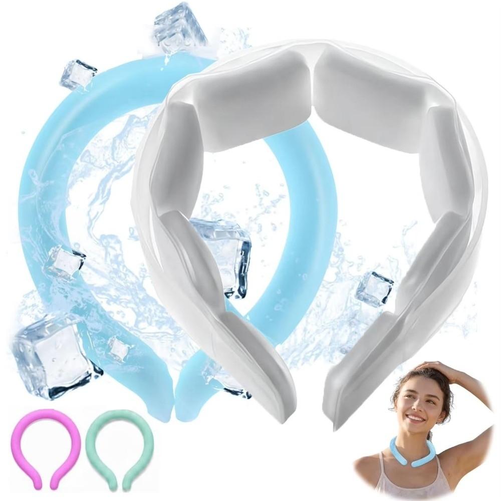 PCM Cooling Ice Neck Ring No Battery Body Cooler New Neck Cooler for Sports Travel
