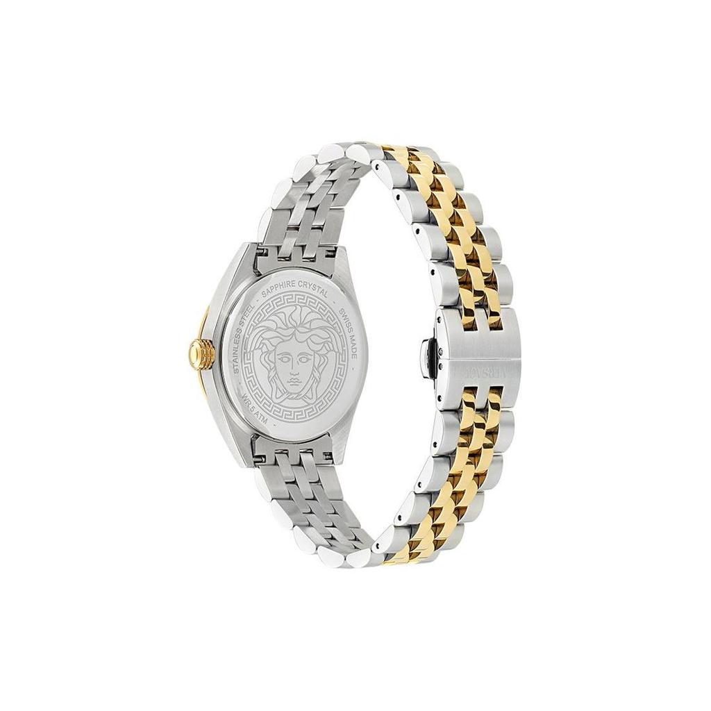 Versace V Code Bracelet Watch Two Tone Unisex Watches Multi-Color VE8I00524