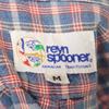 Reyn Spooner 90s Old Swimsuit Tags Check Pattern Short Sleeve Half Button Button Down Shirt Men's Used