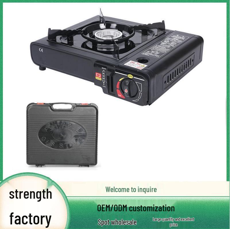 Portable Outdoor Cartridge Gas Stove for Cooking and Barbecue