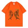 Summer New Cotton Short Sleeve T-Shirt Gothic Casual Fashion Couple Tops For Men Women