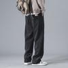 Men's Trendy Corduroy Wide-Leg Pants - Loose Fit, Straight Cut for Spring, Autumn, and Winter Sports and Casual Wear