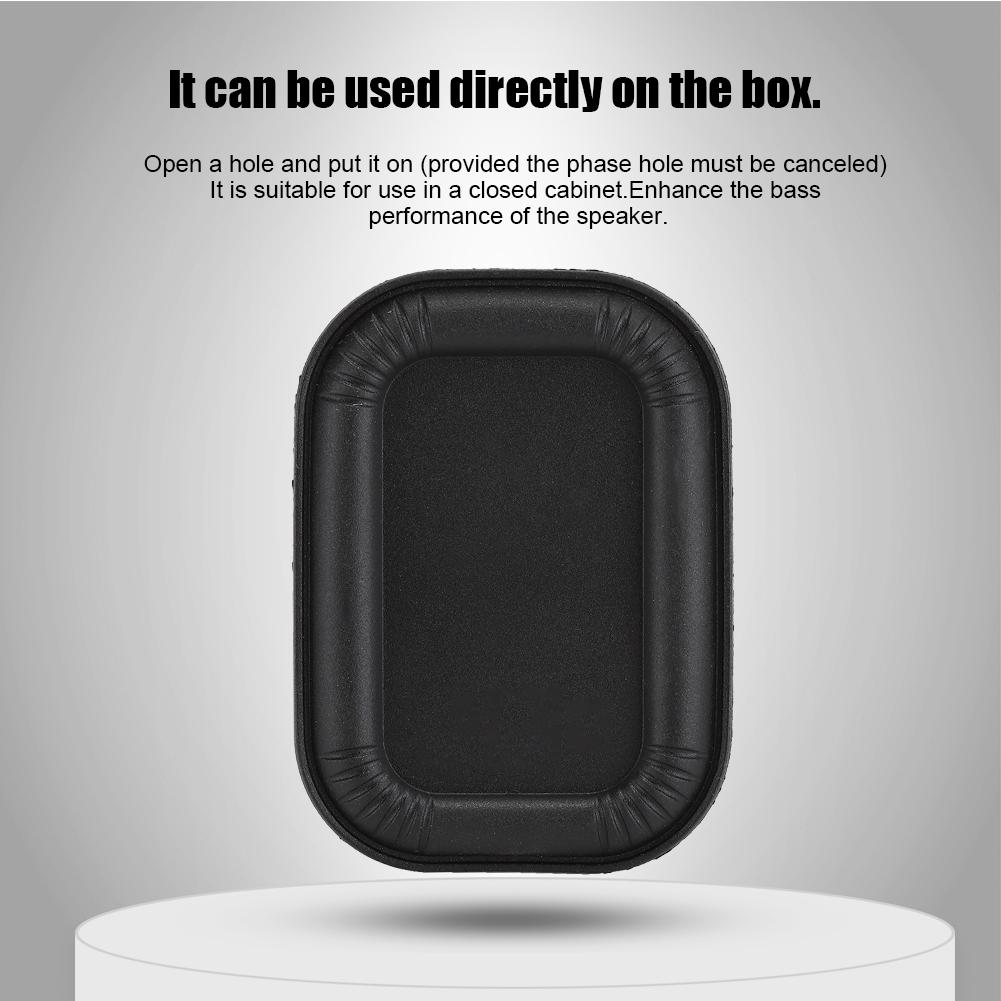 4PCS Bass Speaker Plate Passive Radiator Auxiliary Bass Rubber Vibration Plate OvalRectangle 65x45