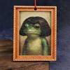 Funny Green Frog Car Accessories Magnet Unique Frog Cat Decor Versatile Fridge Magnet for Refrigerator Magnetic Boards