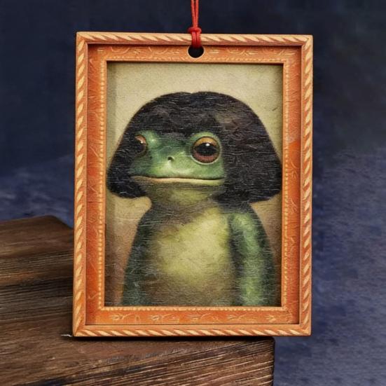 Funny Green Frog Car Accessories Magnet Unique Frog Cat Decor Versatile Fridge Magnet for Refrigerator Magnetic Boards