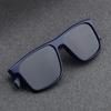 KAJILA Men's European 2025 Stylish Polarized Square Frame Sunglasses with Hinged Temples for UV Protection