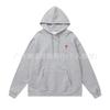 Unisex Embroidered Heart Hoodie Sweatshirt Casual Loose Fit Cotton Pullover Winter