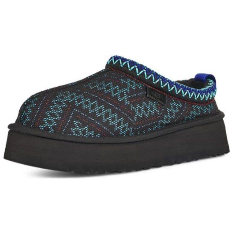 UGG Tazz Maxi Kapcie Tasman Czarne (Kobiety) Damskie sneakersy 1140430-BLK