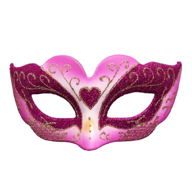 Luxurious Kids Girls Half Face Venetian Mask Mardi Gras Glitter Mask for Masquerade Prom Parties and Themed Celebration