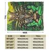 Psychedelic Tiki Totem With Hawaiian Hula Girls Art Blankets Quality Soft Bedding Throws Winter Child Couch Bed Bedspread