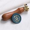 Letter Stamp Head and Wood Handle Set for Seal Letter Envelopes , Seal Stamp Tool for Scrapbooking Embellishments
