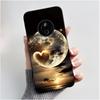 Phone Case For Nokia 125 HMD 110 4G 2024 Casing Luxury Cute Love Rabbit Funny Cartoon Black Matte Soft Silicone Shockproof Cover
