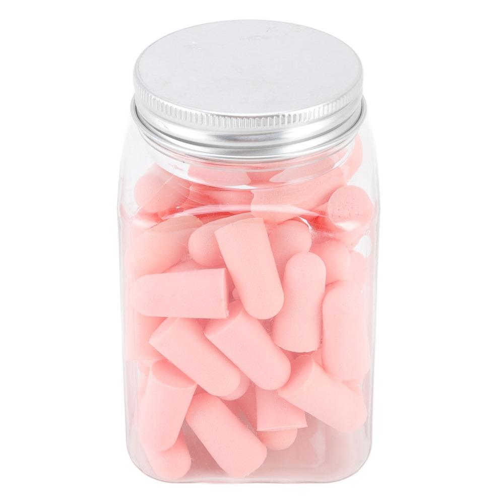 60Pcs Skin-friendly soft texture Sleep Earplug Noise Cancelling Earplug  Dormitory noise proof